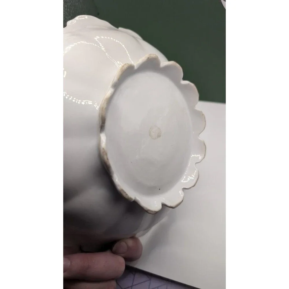 Antique Wheelock Germany Floral Porcelain Bowl
